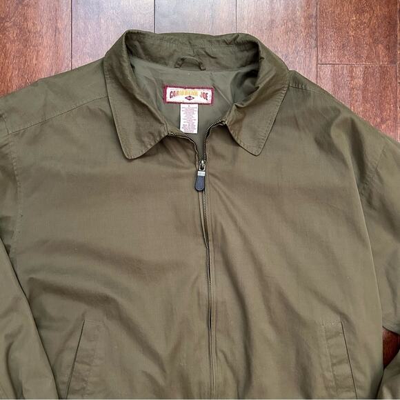 Caribbean Joe Men's Olive Green Spring Weight Jacket, Super Soft Fabric, Size Lg - Picture 3 of 16